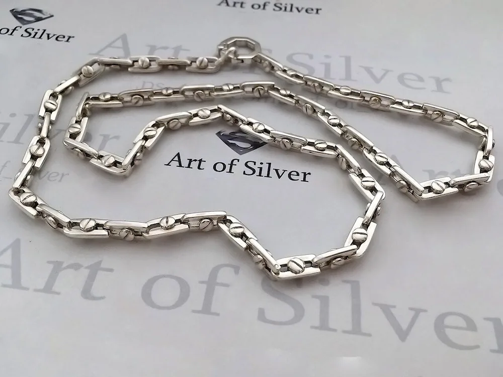 Baraka chain for men silver