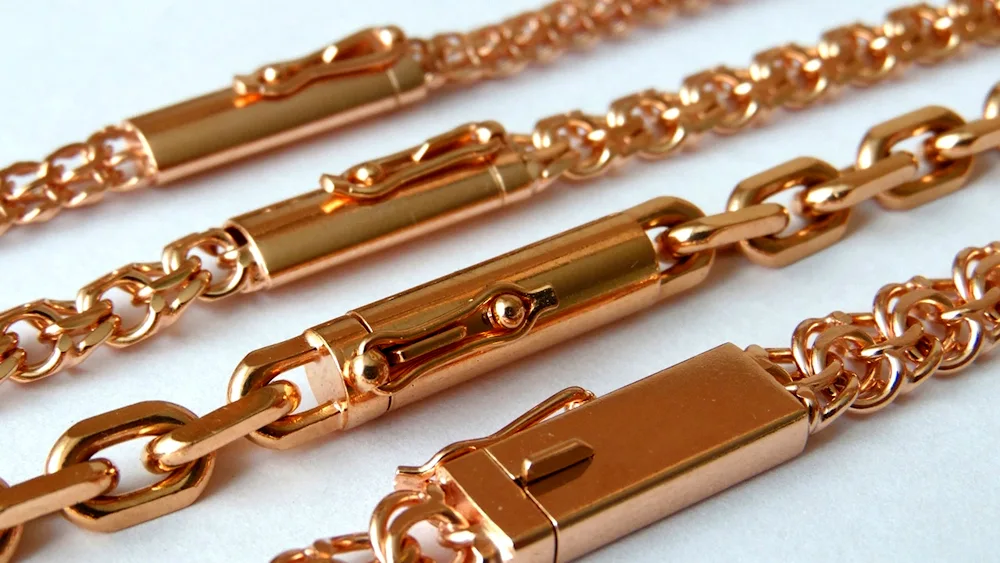 Bismarck chain gold lock box