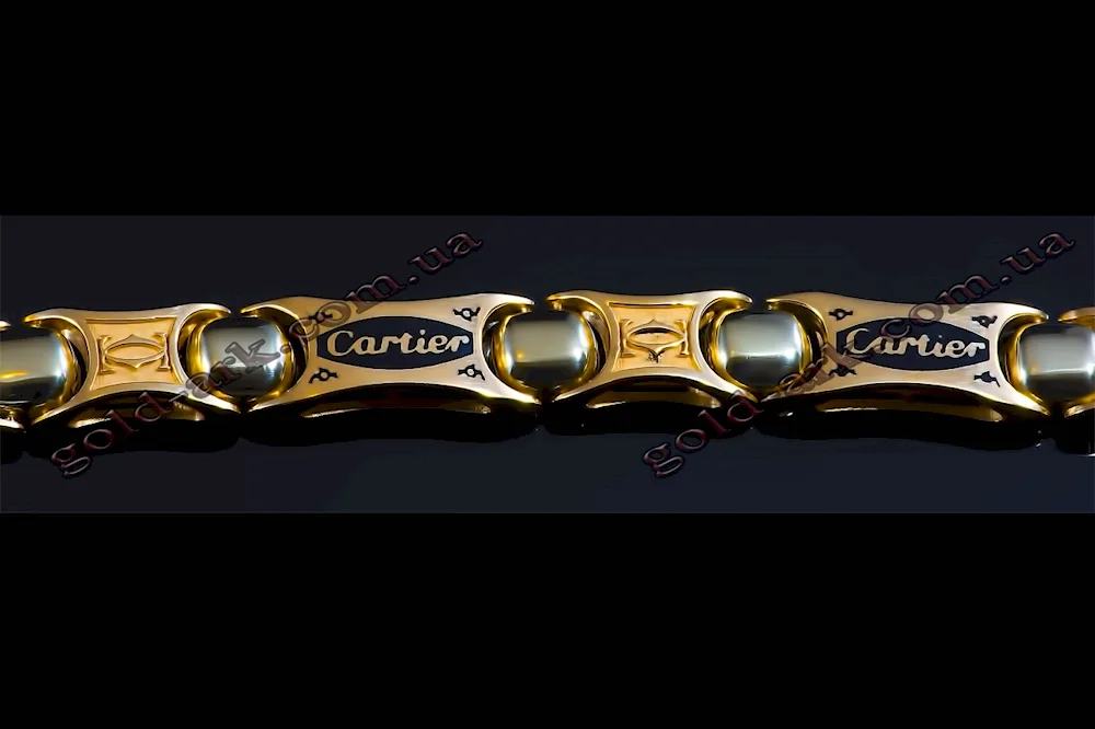 Cartier weave gold chain