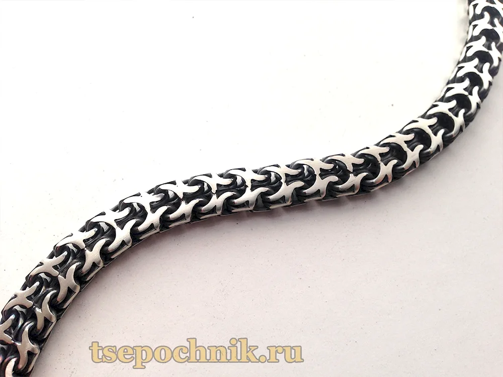 Double bismarck chain silver RAMZES