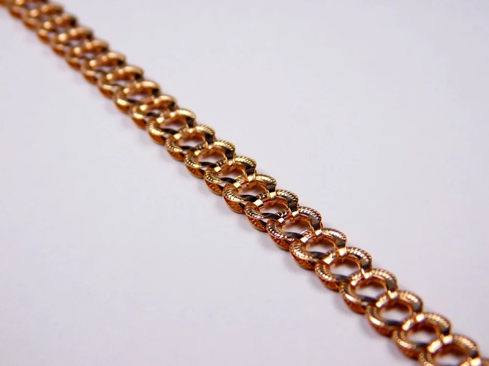 Tondo chain gold