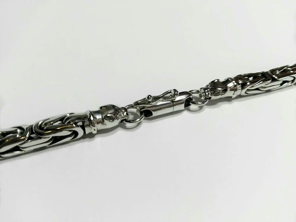 Fox tail chain silver