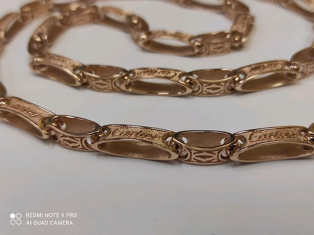 Gold Cartier Figaro chain