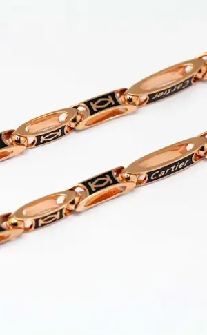 Cartier gold chain women's
