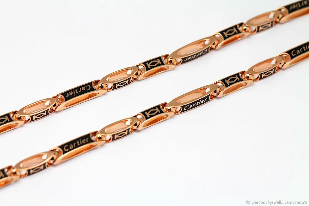 Cartier gold chain women's