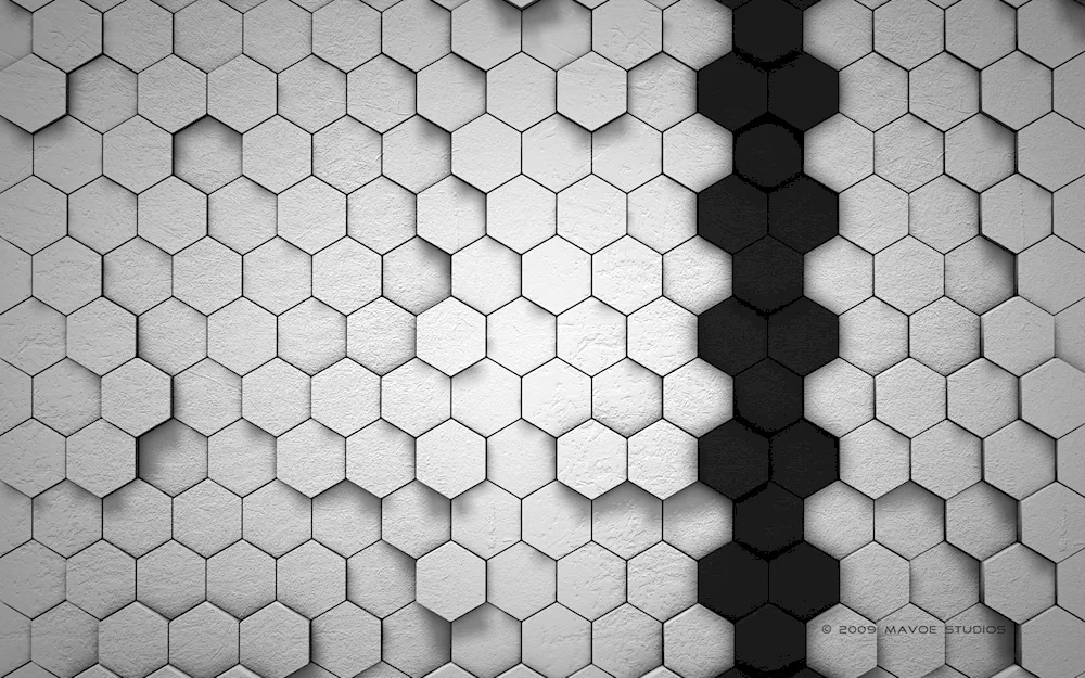 Hexagon background 4k