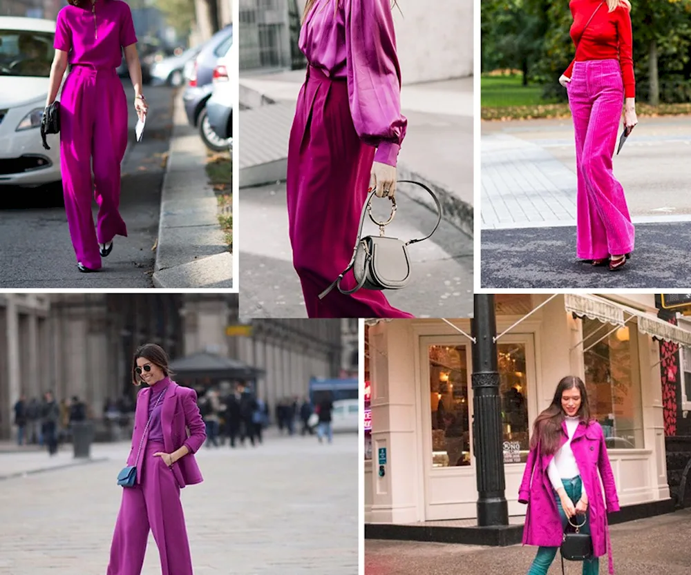 Fuchsia suit for women