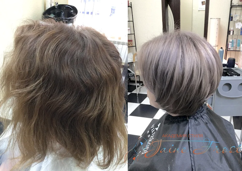 Dark Grey hair colour