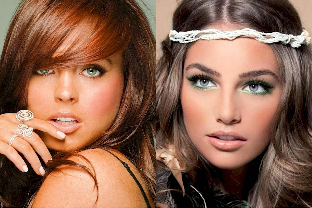 Hair colour for green-eyed girls