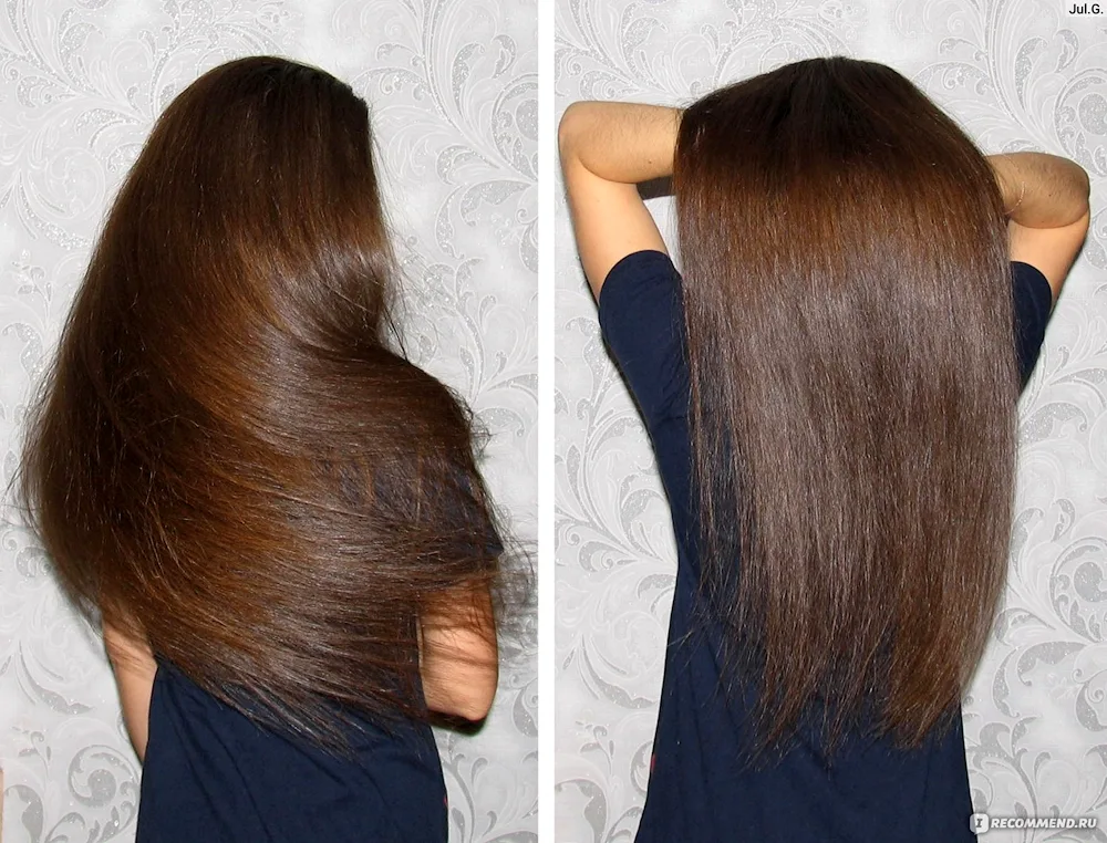 Cocoa hair colouring.