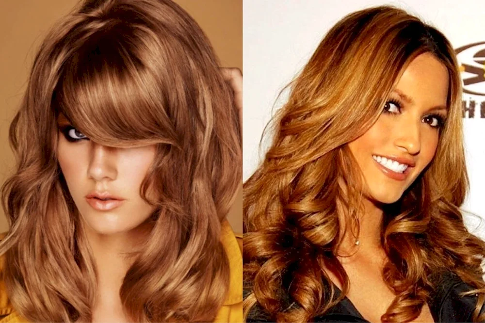 Caramel hair colour