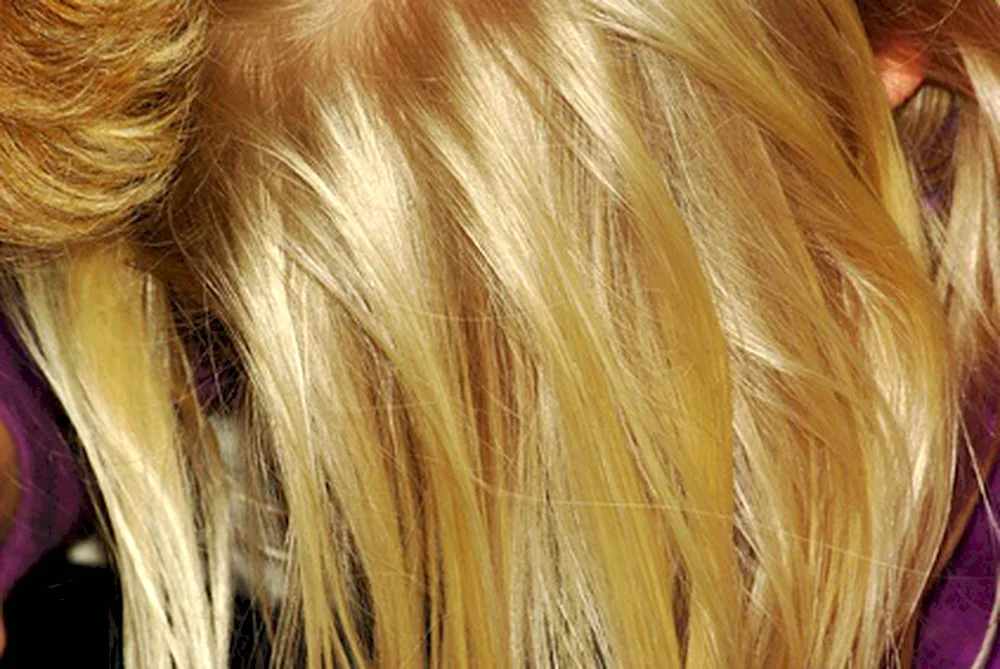 Yellow hair