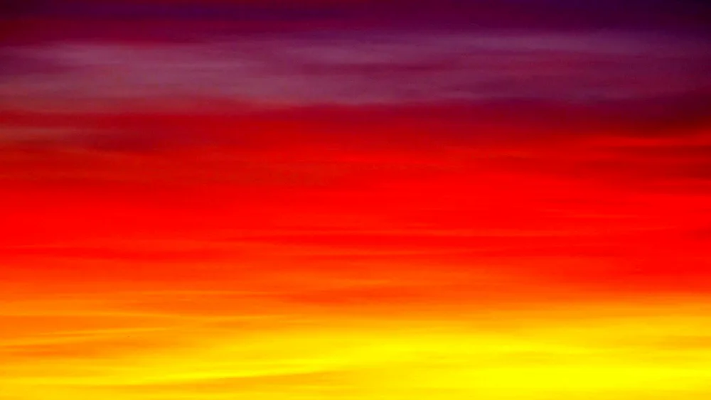 The colour of sunset
