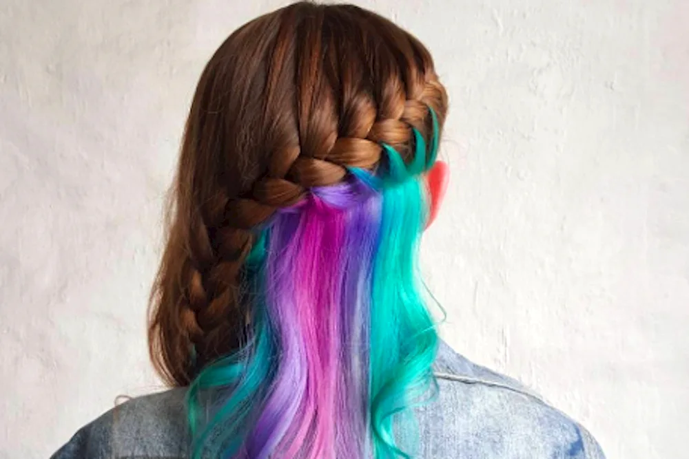 Colour hair hair