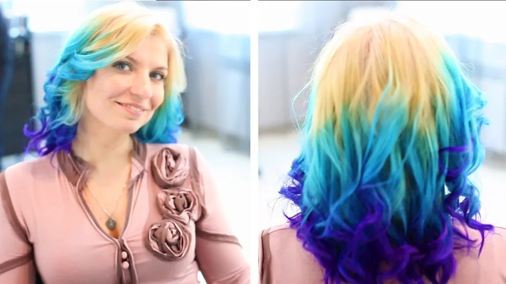 Beautiful coloured hair