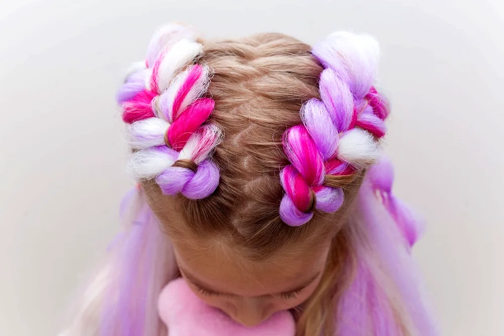 Boxer braids with kanekalon
