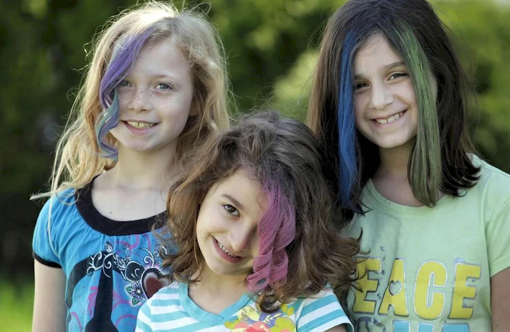 Coloured hair for kids Kids
