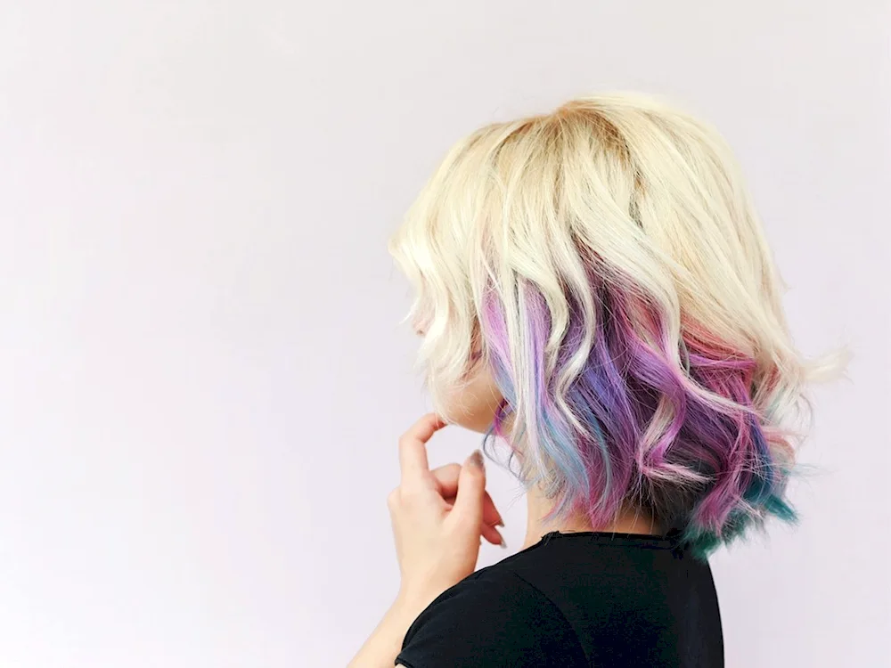 Coloured hair ads
