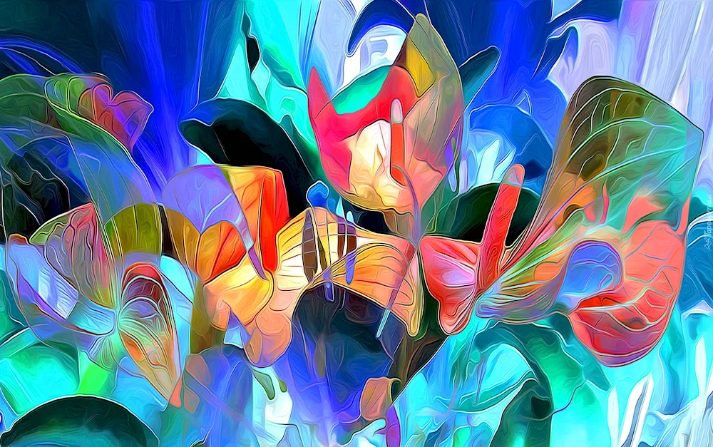 Flower abstraction