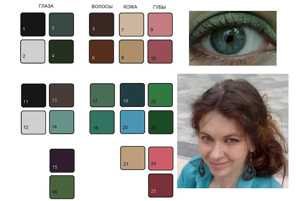 Bright Spring colour type palette