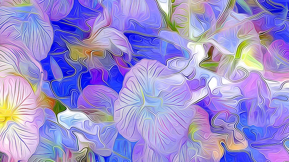 Abstract flowers