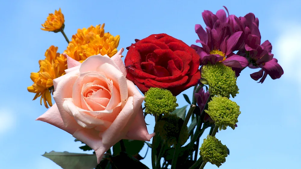 Bouquets of flowers beautiful