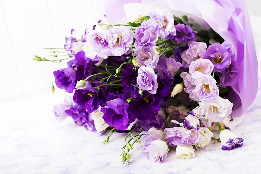 Lisianthus bouquet