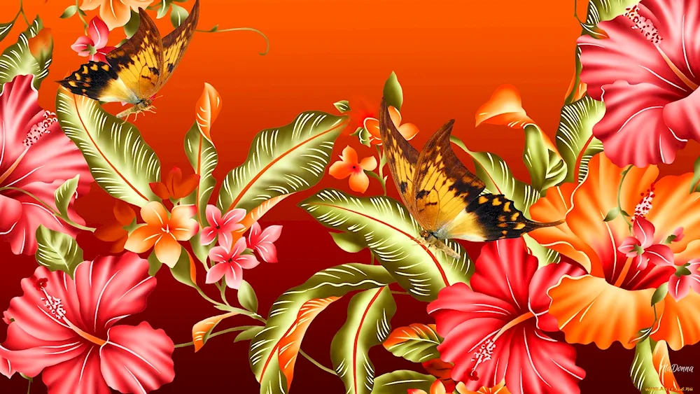 Butterfly painting