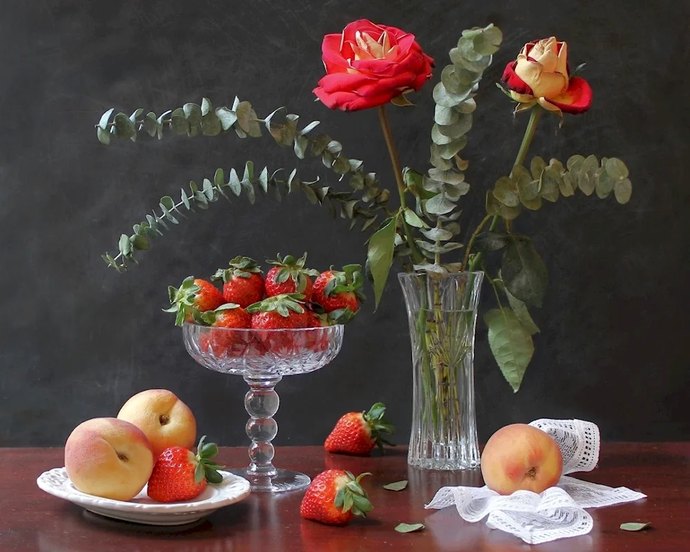 Flowers in a vase vase