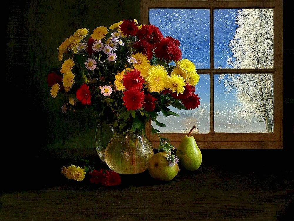 Still life on the window