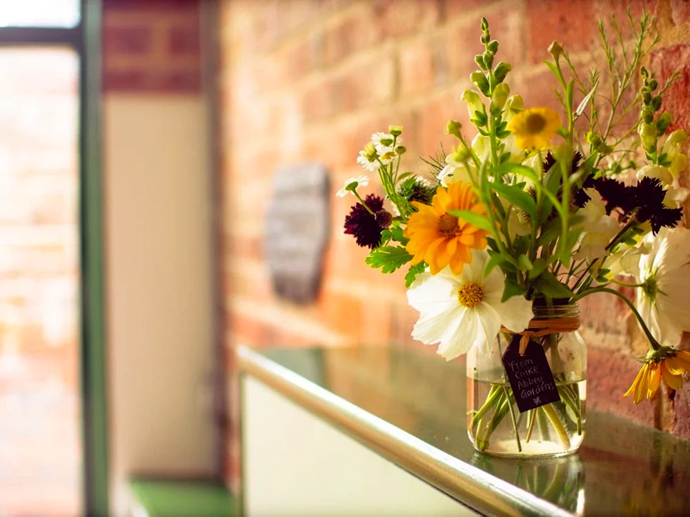 Flowers on the window