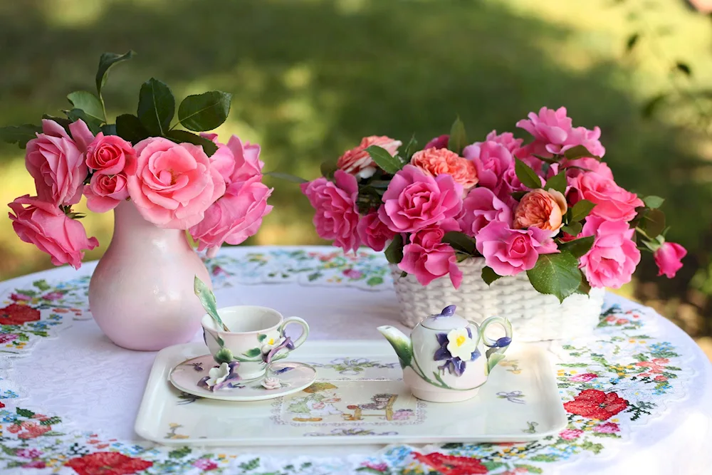 Flowers in a vase