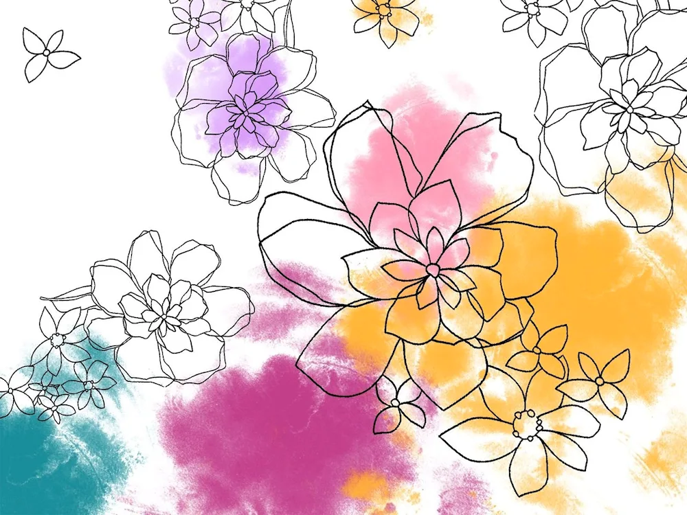 Flowers drawing