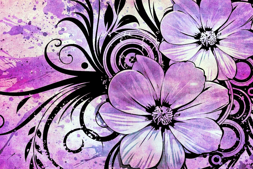 Flowers drawing