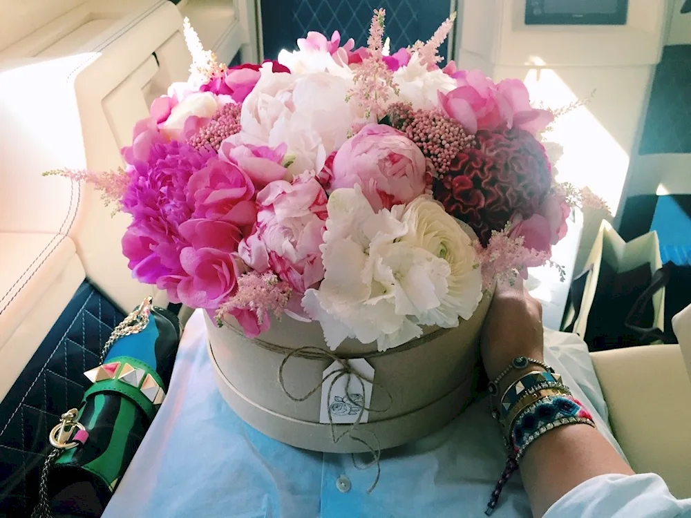 Flowers in a box