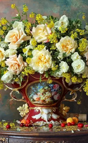 Flowers in a vase