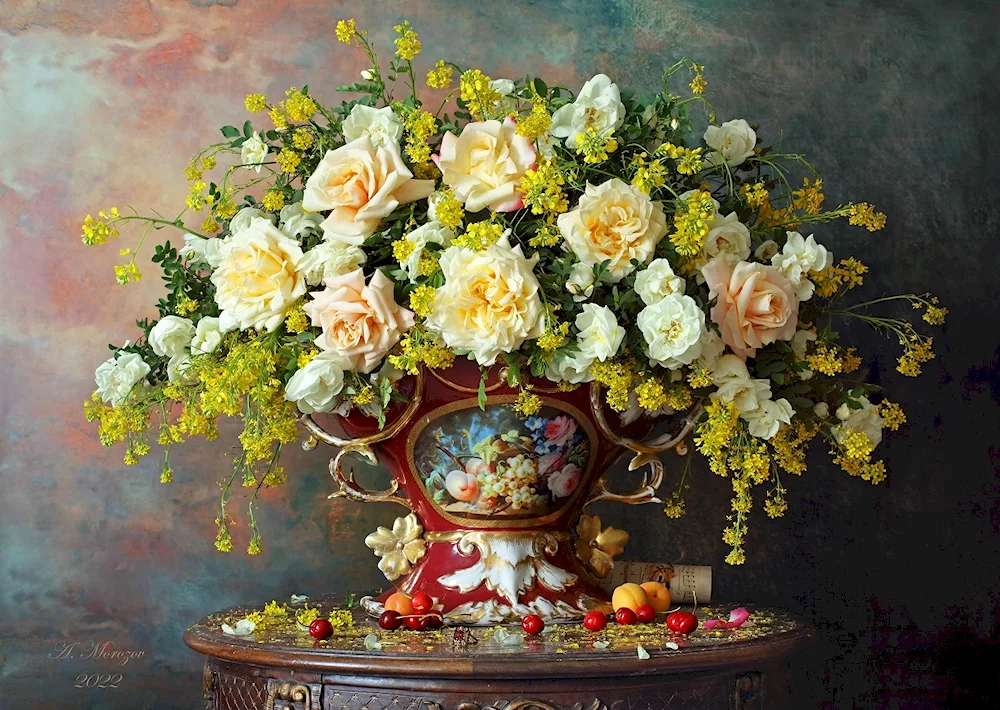 Flowers in a vase
