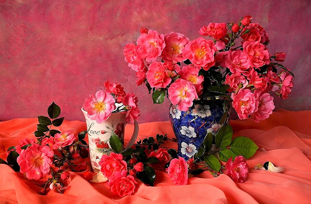 Flowers in a vase