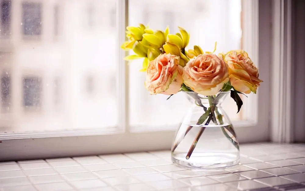 Flowers in a vase