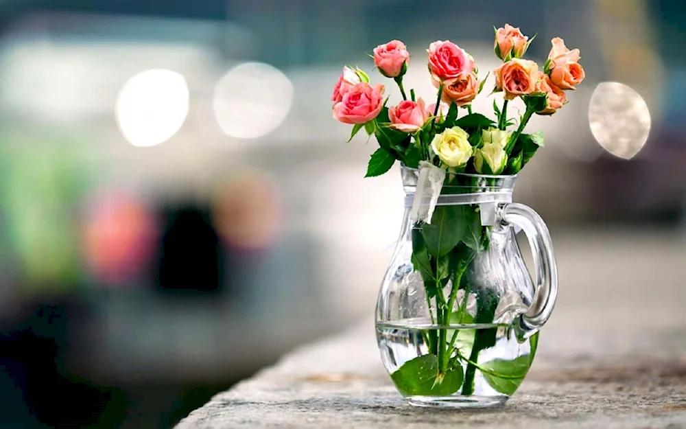 Flowers in a vase