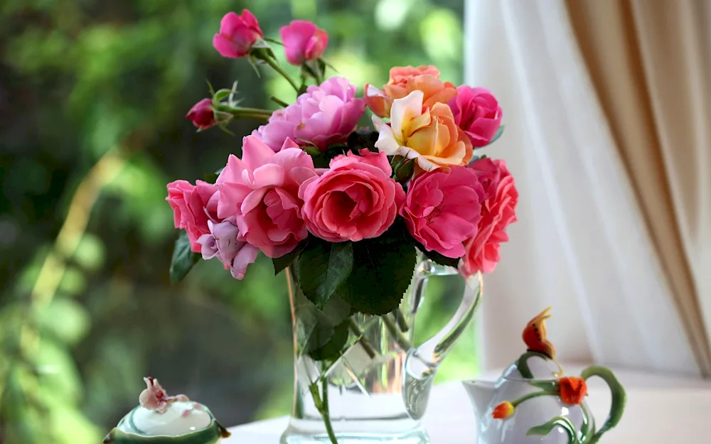 Beautiful bouquet in a vase