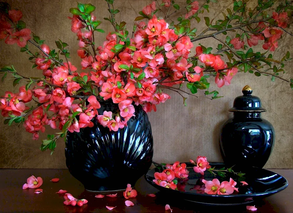 Flowers in a basket