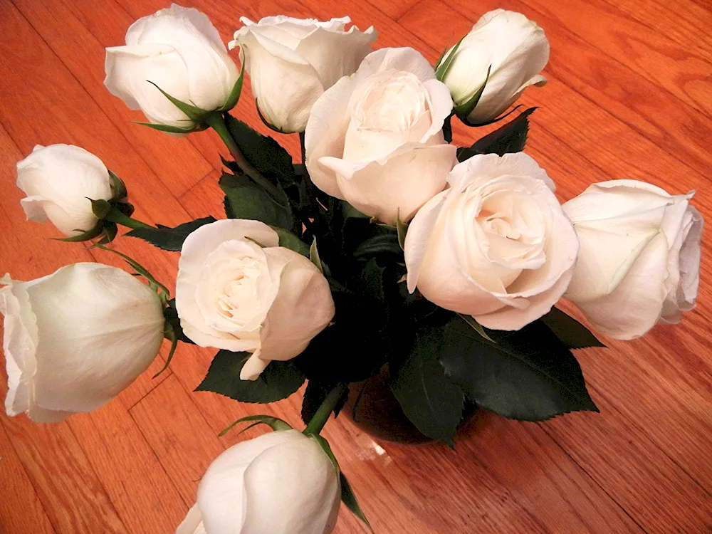 Flowers in a vase at home