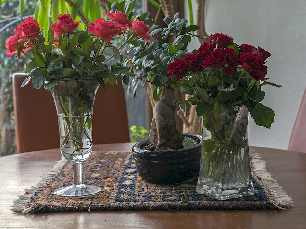 Bouquet of flowers in a vase