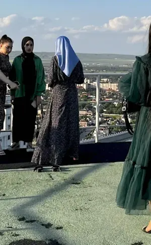 Tourists in Dagestan