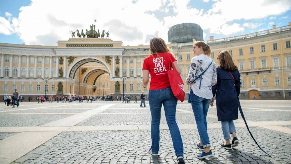 Beautiful girls of St. Petersburg