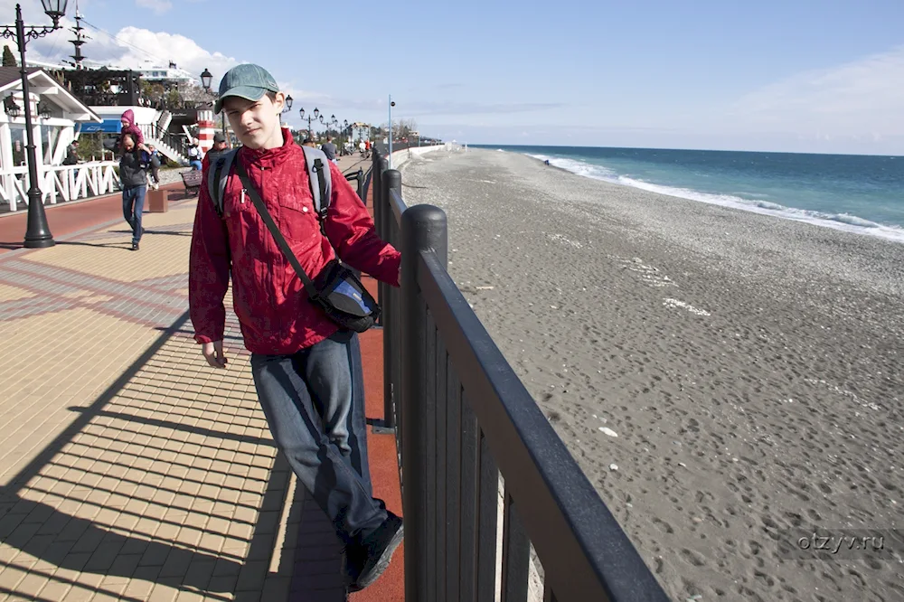 Tourists in Sochi