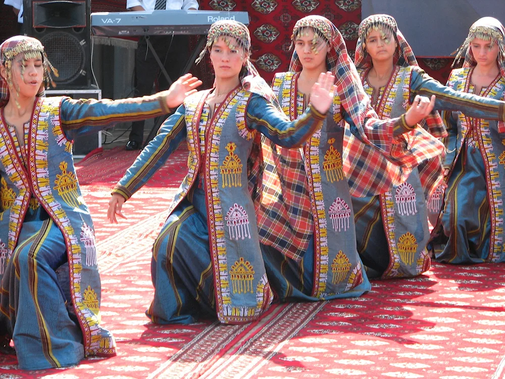 Turkmenia Turkmen girl