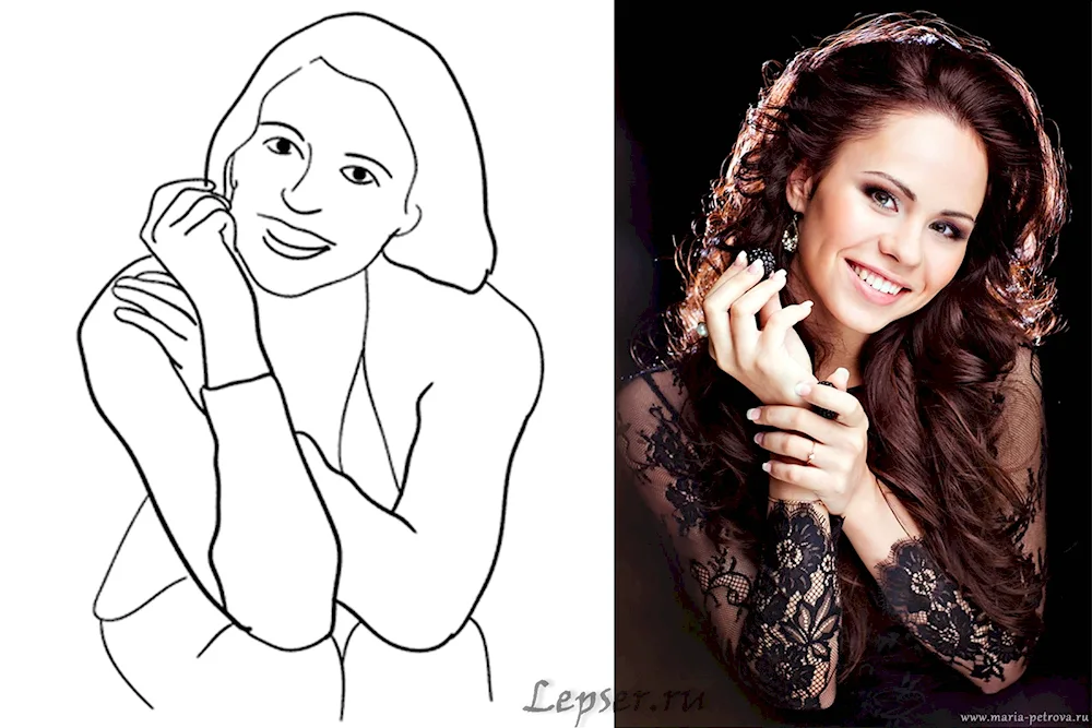 Positions for a photo shoot