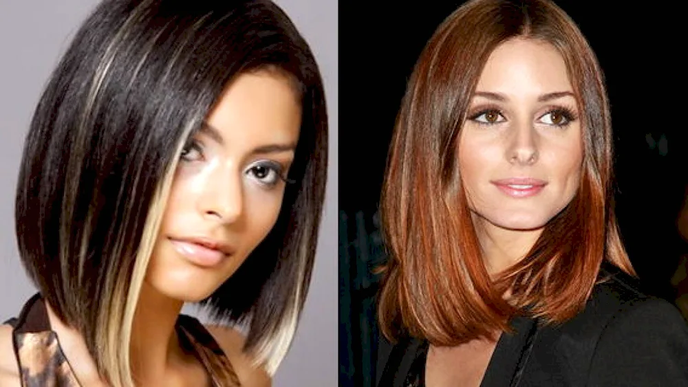 Contouring blonde bob
